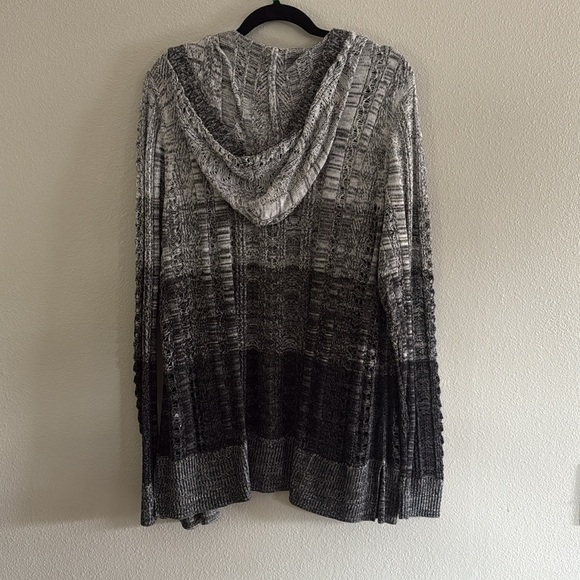 Maurices Black and Gray Ombre Cardigan - Picture 6 of 6